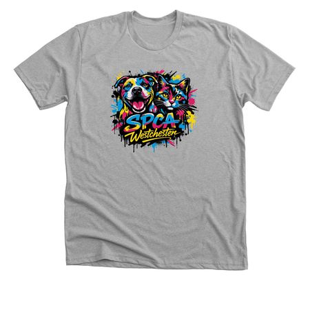 SPCA Street Art&nbsp;, a Athletic Heather Premium Unisex Tee