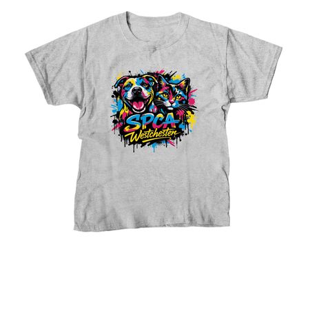 SPCA Street Art&nbsp;, a Sport Grey Youth Unisex Tee