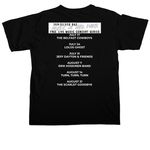 2026 Silver Bay Music in the Park Concert&nbsp;, a Black Comfort Colors Unisex Tee (back-view)