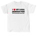 I&nbsp;?? My Local Abortion Fund: Classic Tee, a White Classic Unisex Tee
