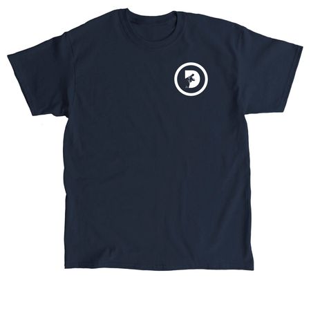 Classic Pocket Logo, a Navy Classic Unisex Tee