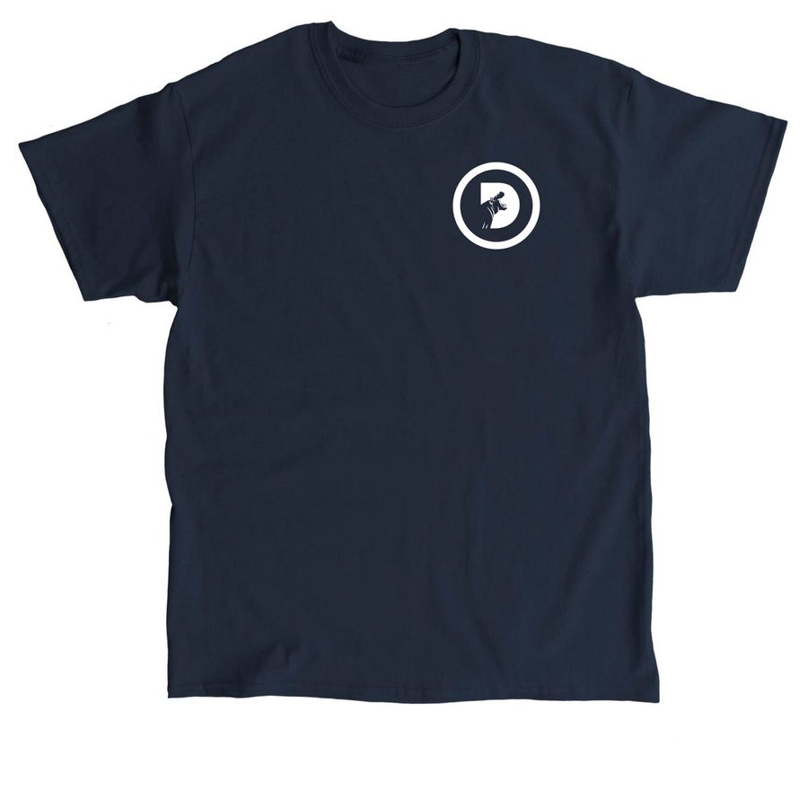 Classic Pocket Logo, a Navy Classic Unisex Tee