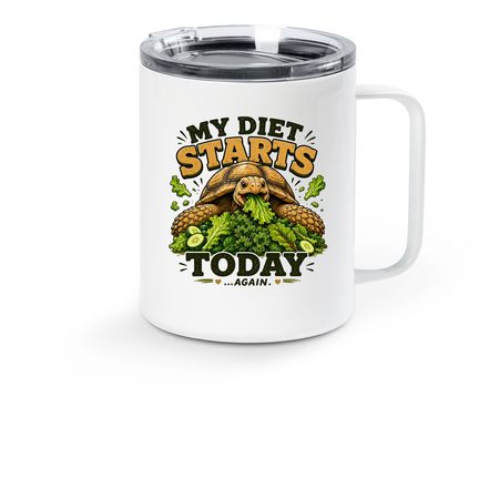 Hercules&nbsp;, a White Stainless Steel Travel Mug