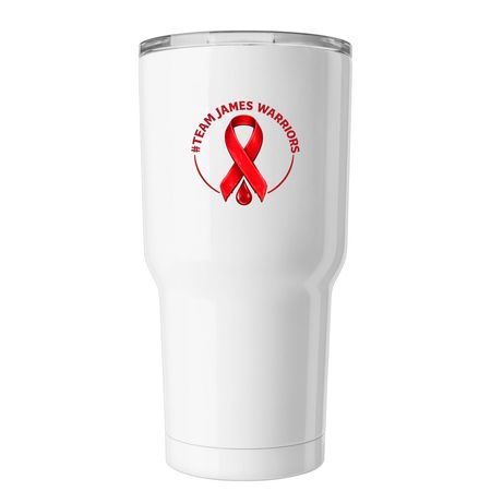 The James Warriors, a White Insulated Tumbler