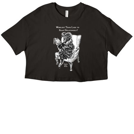 Black Philip Friday, a Black Women?s Cropped Cotton Tee