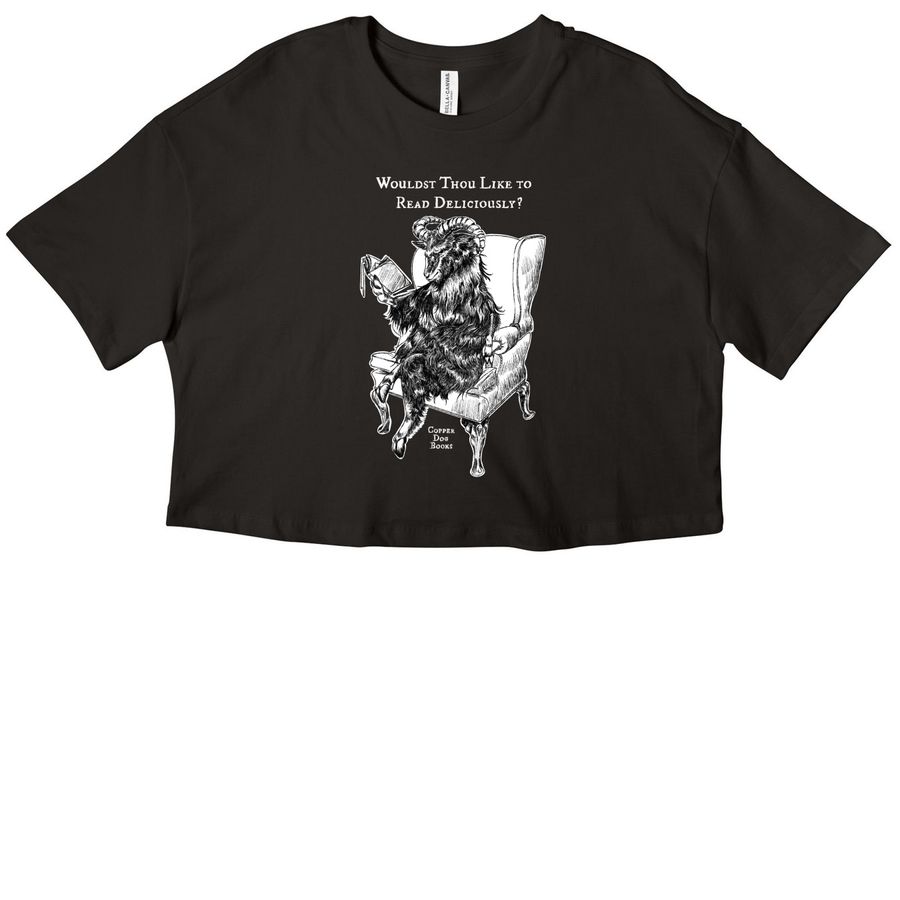 Black Philip Friday, a Black Women?s Cropped Cotton Tee