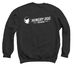 My Dog and I are Food Motivated, a Black Crewneck Sweatshirt (back-view)