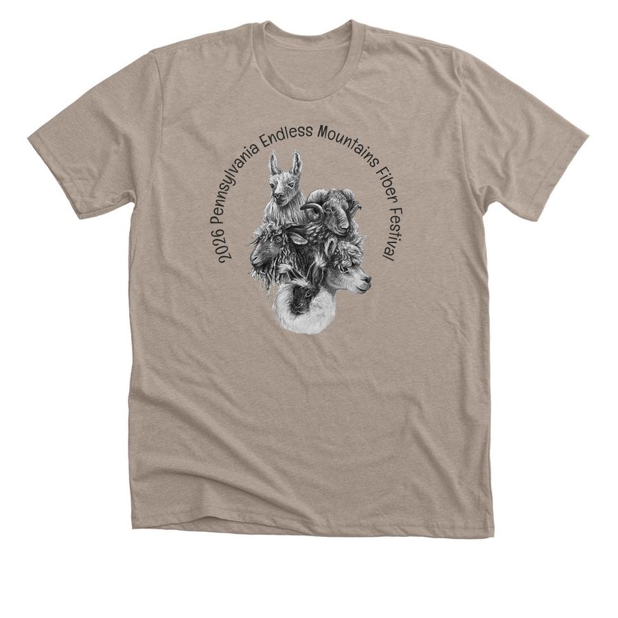2026 Festival T-Shirts and Hoodies, a Heather Stone Premium Unisex Tee