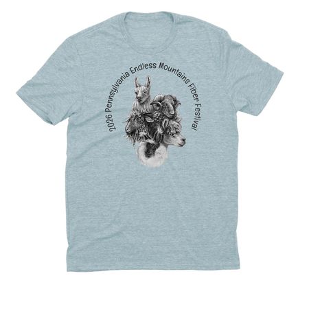 2026 Festival T-Shirts and Hoodies, a I Like You Blue Allmade Eco Triblend Unisex Tee