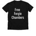 Free Fergie Tee, a Solid Black Blend Premium V-Neck Tee