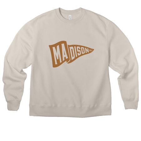 MEF Madison Flag Merch, a Dust Premium Heavyweight Crewneck Sweatshirt