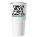 Tough Guys, a White Insulated Tumbler