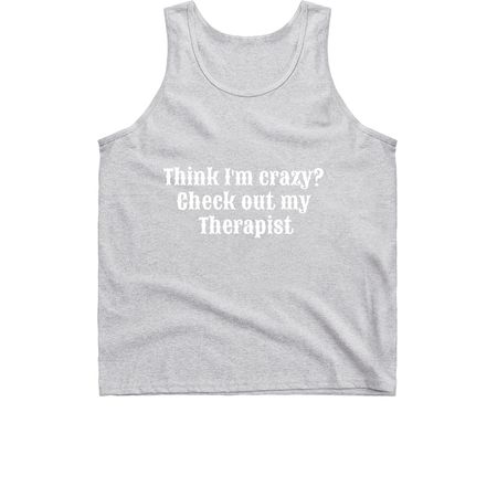 Spirit Is My Therapist, a Sport Grey Classic Unisex Tank Top
