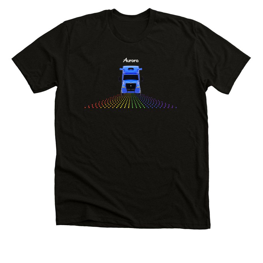 Drive with Pride, a Black Heather Premium Unisex Tee