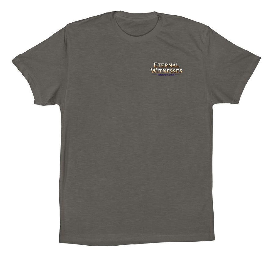 Logo Back Shirt, a Asphalt Premium Cotton Tee