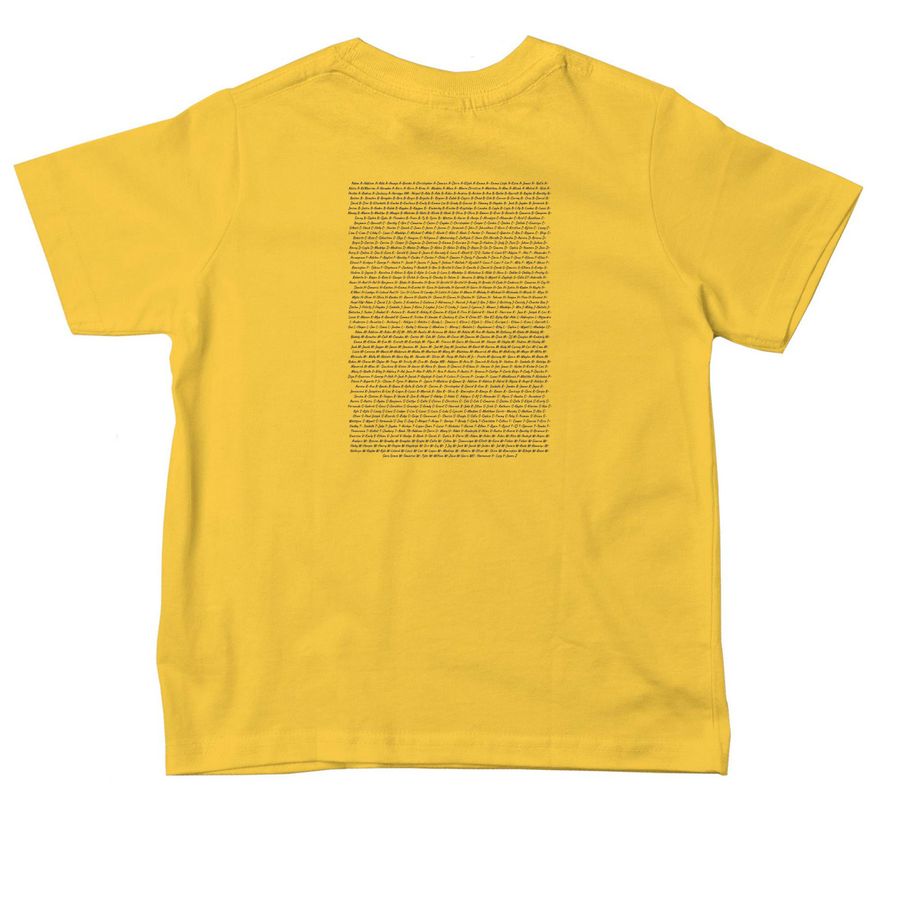 CCAM '26 (Toddler), a Yellow Toddler Tee (back-view)