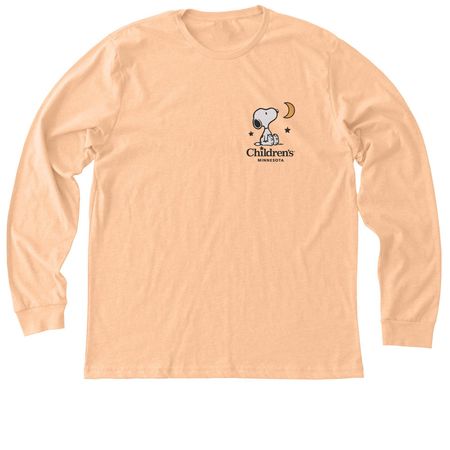 Children's X Snoopy, a Heather Peach Premium Long Sleeve Tee