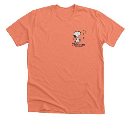 Children's X Snoopy, a Heather Sunset Premium Unisex Tee