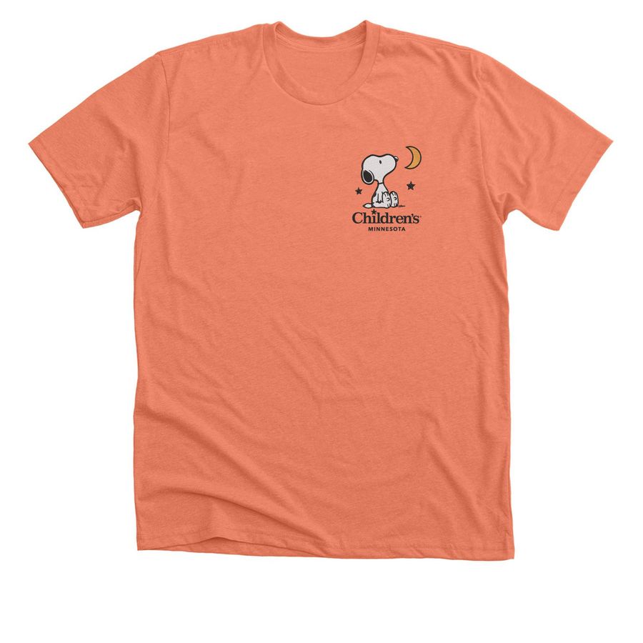 Children's X Snoopy, a Heather Sunset Premium Unisex Tee