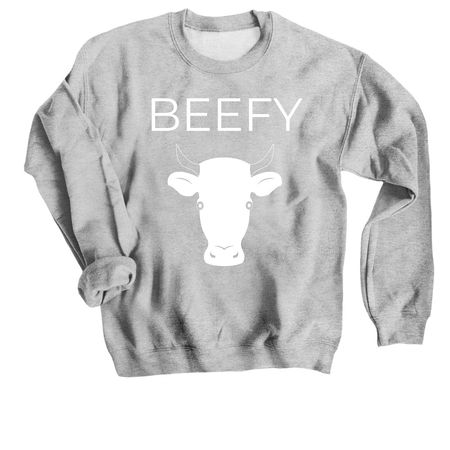 Beefy, a Sport Grey Crewneck Sweatshirt