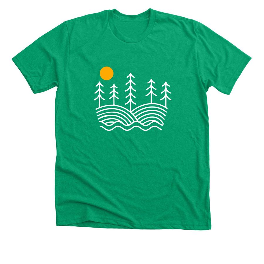 Friday Hikes, a Heather Kelly Premium Unisex Tee
