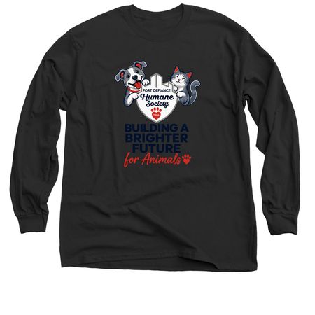 Building a Brighter Future for the Animals, a Black Classic Long Sleeve Tee
