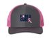 Fore A Cure, a Charcoal/ Neon Pink Printed Snapback Trucker Cap
