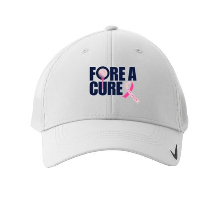 Fore A Cure, a White Printed Nike Dri-FIT Legacy Performance Cap