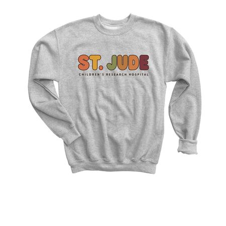 Fall at the Jude, a Sport Grey Youth Crewneck Sweatshirt