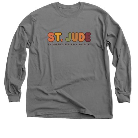 Fall at the Jude, a Charcoal Classic Long Sleeve Tee