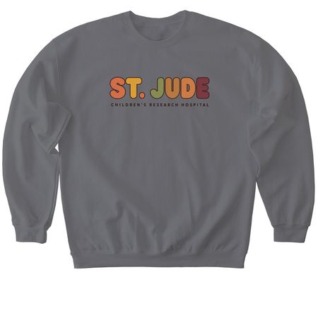 Fall at the Jude, a Charcoal Softstyle Crewneck Sweatshirt