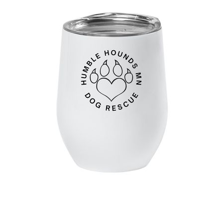 Wine Tumbler, a White Insulated Wine Cup