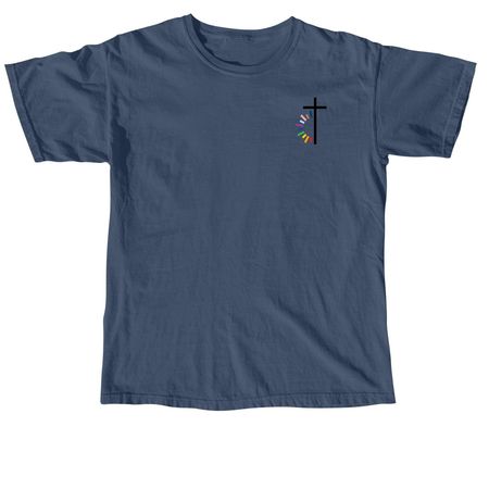 St. Luke Lutheran Church Campus Ministry, a Midnight Comfort Colors Unisex Tee