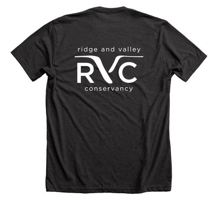 RVC Logo Tees & Sweaters, a Dark Grey Heather Premium Unisex Tee (back-view)