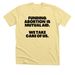 Abortion is Mutual Aid | We Take Care of Us, a Heather French Vanilla Premium Unisex Tee