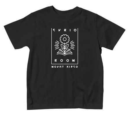 Curio Room Shirts Dark, a Black Toddler Tee