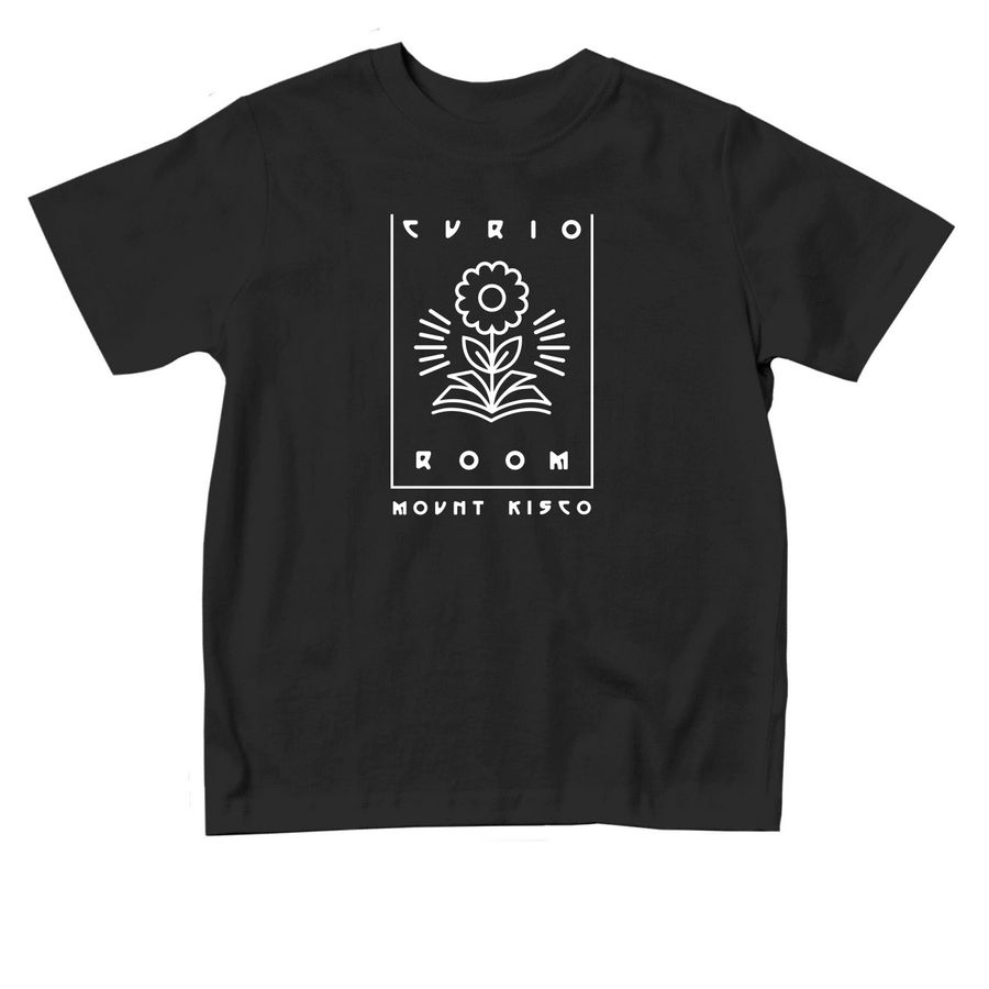 Curio Room Shirts Dark, a Black Toddler Tee