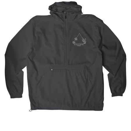 Health at Every Size Windbreaker, a Graphite Packable Anorak