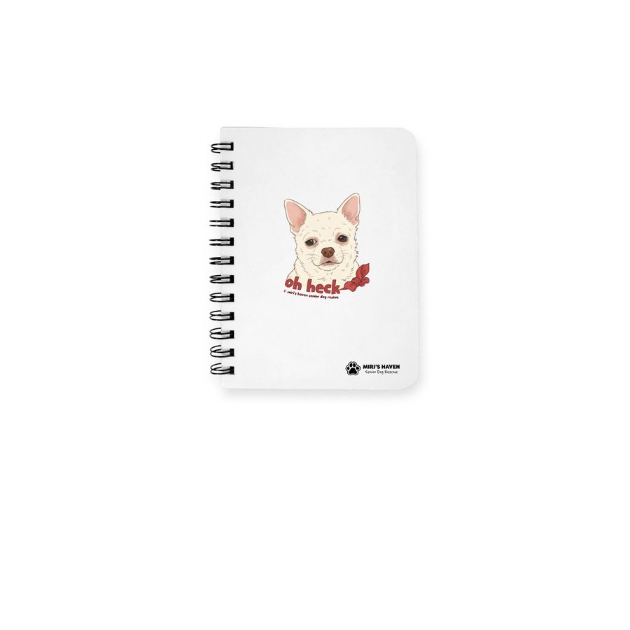Maude Says Write, a White Spiral Notebook