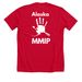Front/back Red Alaska MMIP, a Solid Red Blend Premium Unisex Tee (back-view)