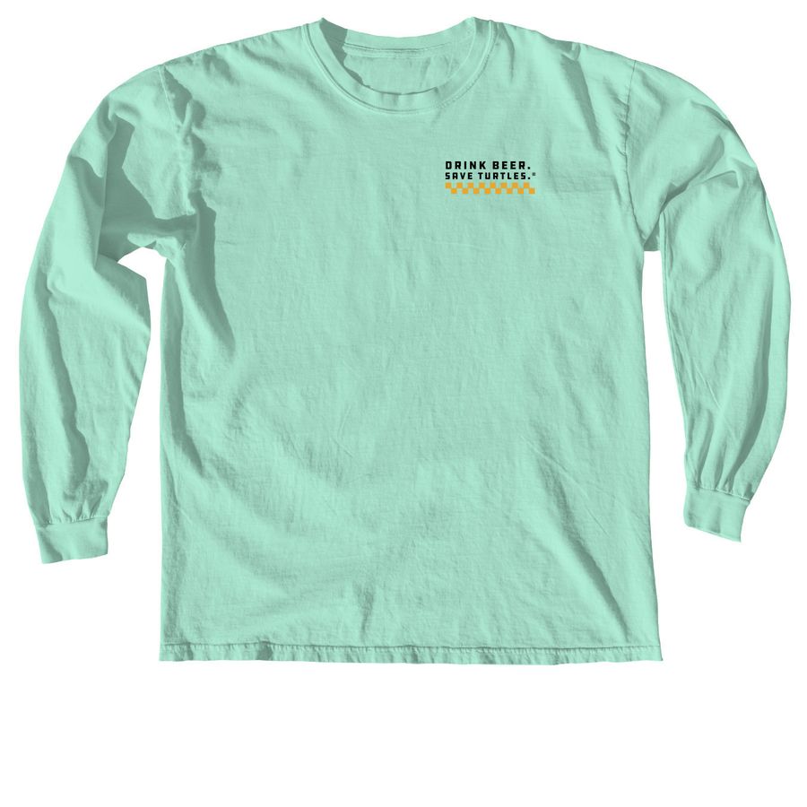 Drink Beer. Save Turtles.? for Team Terrapin!, a Island Reef Comfort Colors Long Sleeve Tee