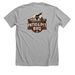 Patio & Pit BBQ, a Athletic Heather Premium Unisex Tee (back-view)