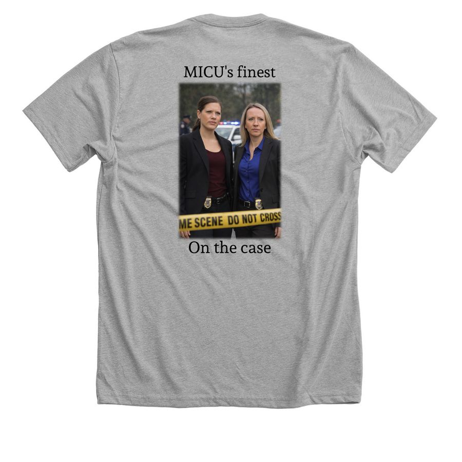 LAWORDERMICU, a Athletic Heather Premium Unisex Tee (back-view)