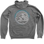 2026 AEE Conference, a Deep Heather Zip Up Hoodie (back-view)