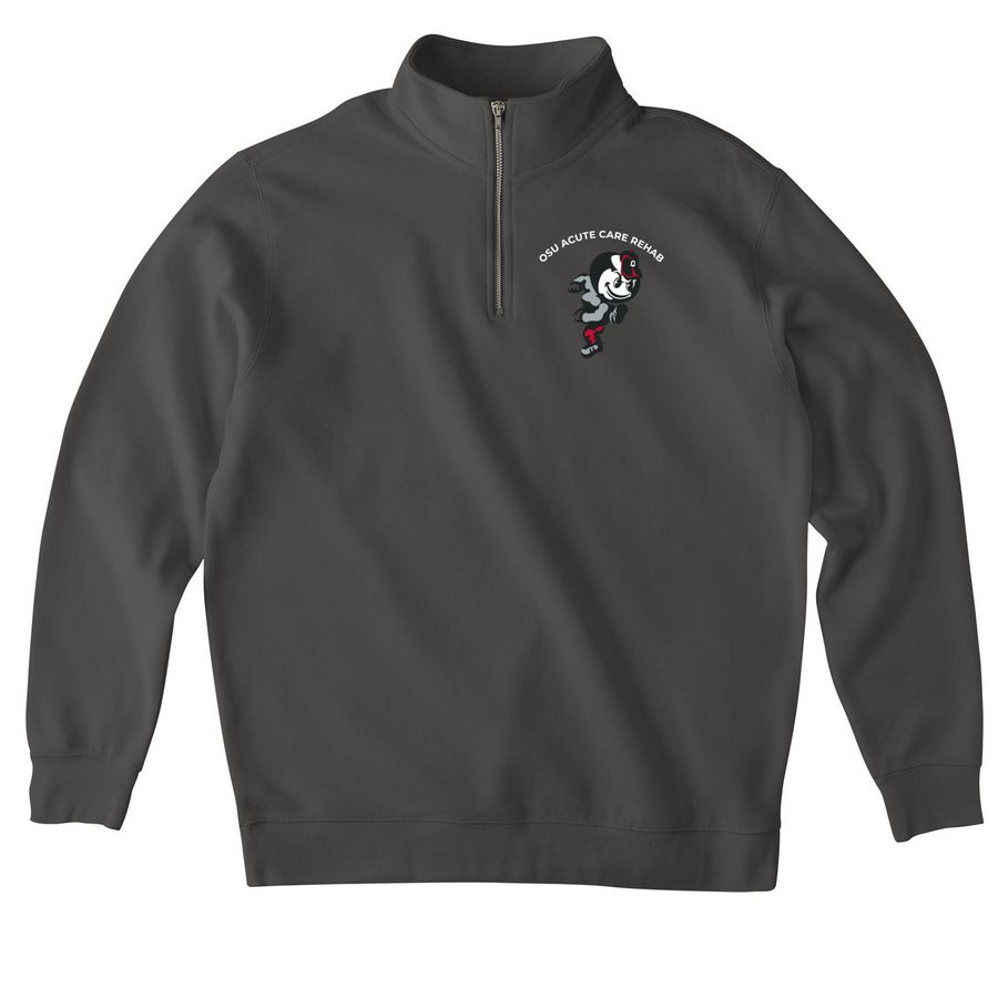 OSU REHAB, a Asphalt Midweight Quarter Zip Pullover
