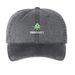 Oggi Baseball Cap, a Black Printed Pigment Dye Baseball Cap