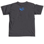 Stoop Logo blue, a Graphite Comfort Colors Unisex Tee (back-view)