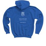 Jackson Flower Walk 2026 (Adult/Youth Sizes), a Royal Blue Youth Pullover Hoodie (back-view)