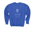 Jackson Flower Walk 2026 (Adult/Youth Sizes), a Royal Youth Crewneck Sweatshirt (back-view)