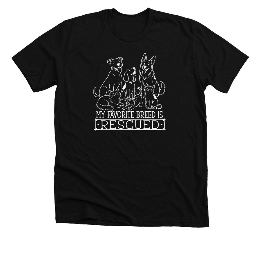 Lee County Animal Shelter, a Solid Black Blend Premium Unisex Tee